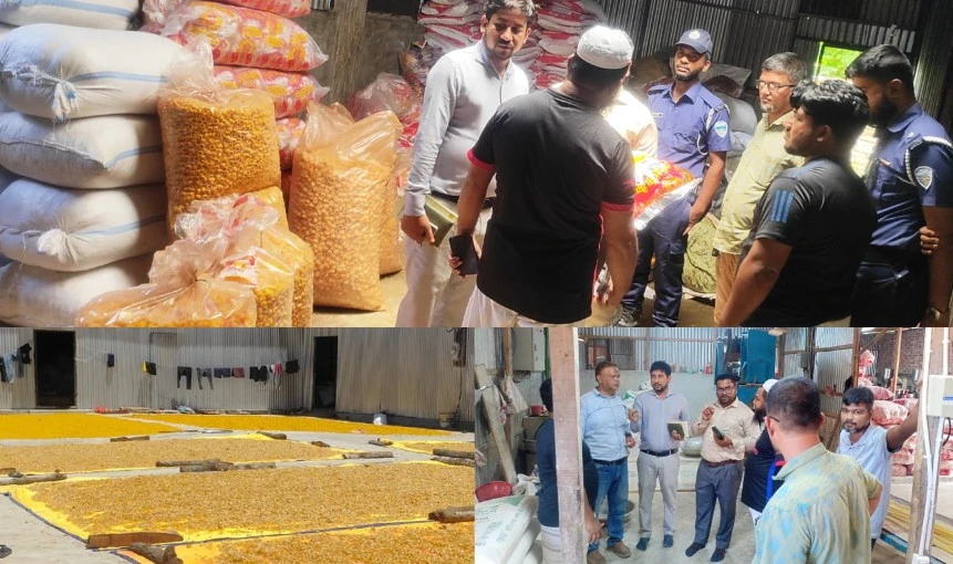 কুমিল্লায় অস্বাস্থ্যকর পরিবেশ ও পোড়া তেলে শিশু খাদ্য তৈরি, ১ লাখ টাকা জরিমানা